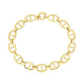 14k Yellow Gold High Polish Mariner Link Bracelet  (8.80 mm)
