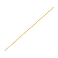 14k Yellow Gold Spaced Bead Bracelet (3mm)