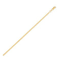 Moon Cut Bead Chain in 14k Yellow Gold (2.0 mm)
