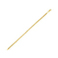 3.5mm 14k Yellow Gold Bismark Bracelet