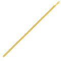 Double Rope Chain Bracelet in 10k Yellow Gold (2.10 mm)