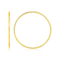 Endless Hoop Style Earring in 14K Yellow Gold