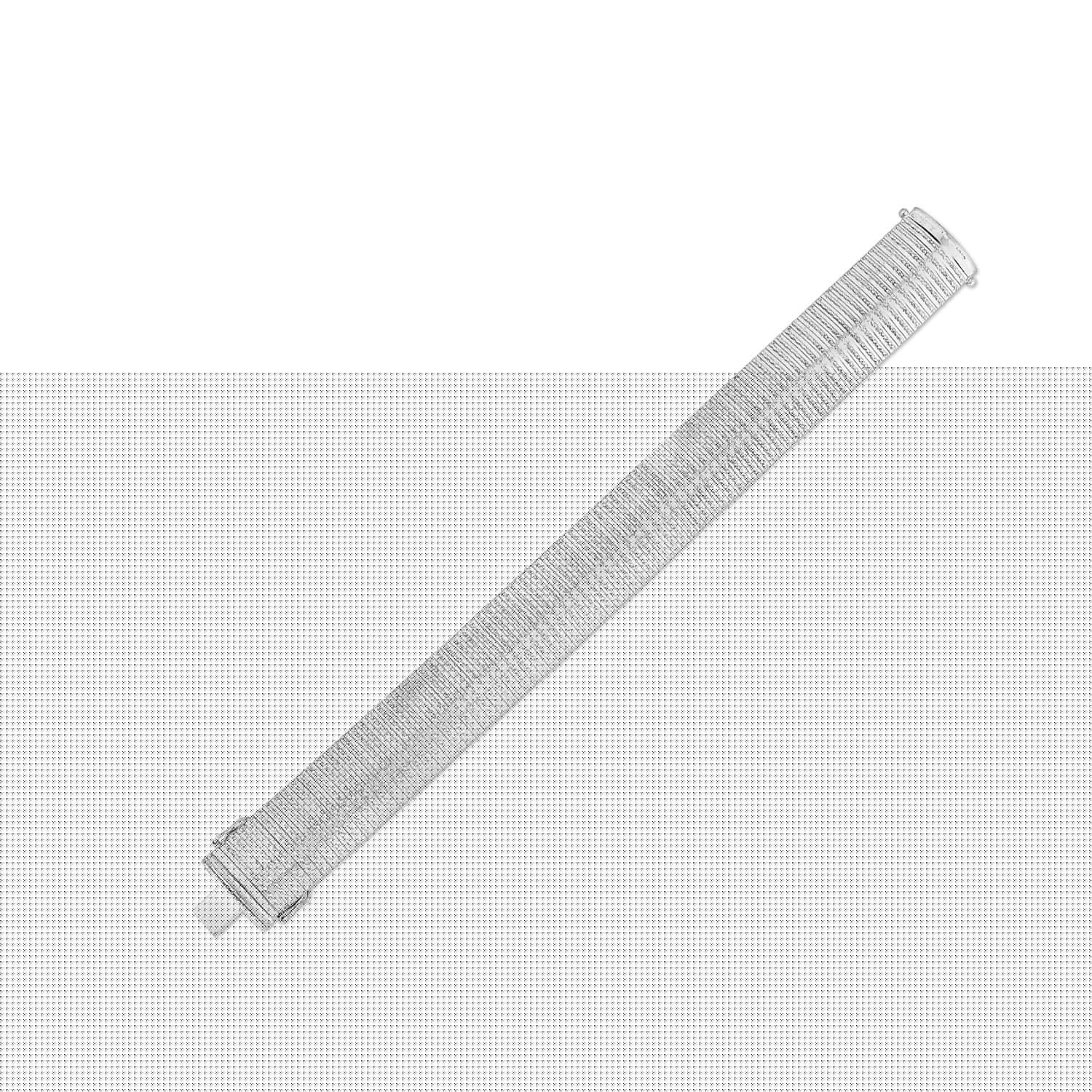 14k White Gold Bold Diamante Flex Bracelet