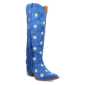 Dingo Super Star - Women's Suede Leather Cowgirl Boots