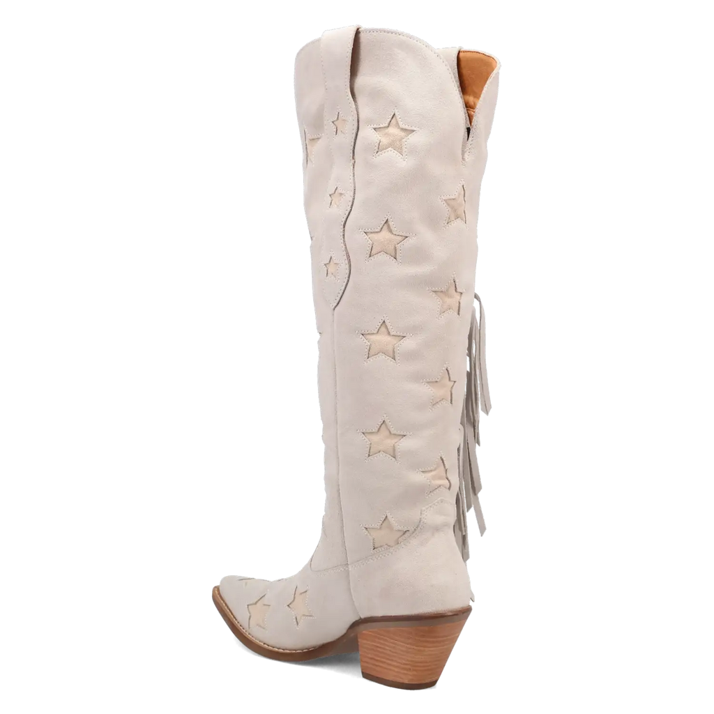 Dingo Super Star - Women's Suede Leather Cowgirl Boots