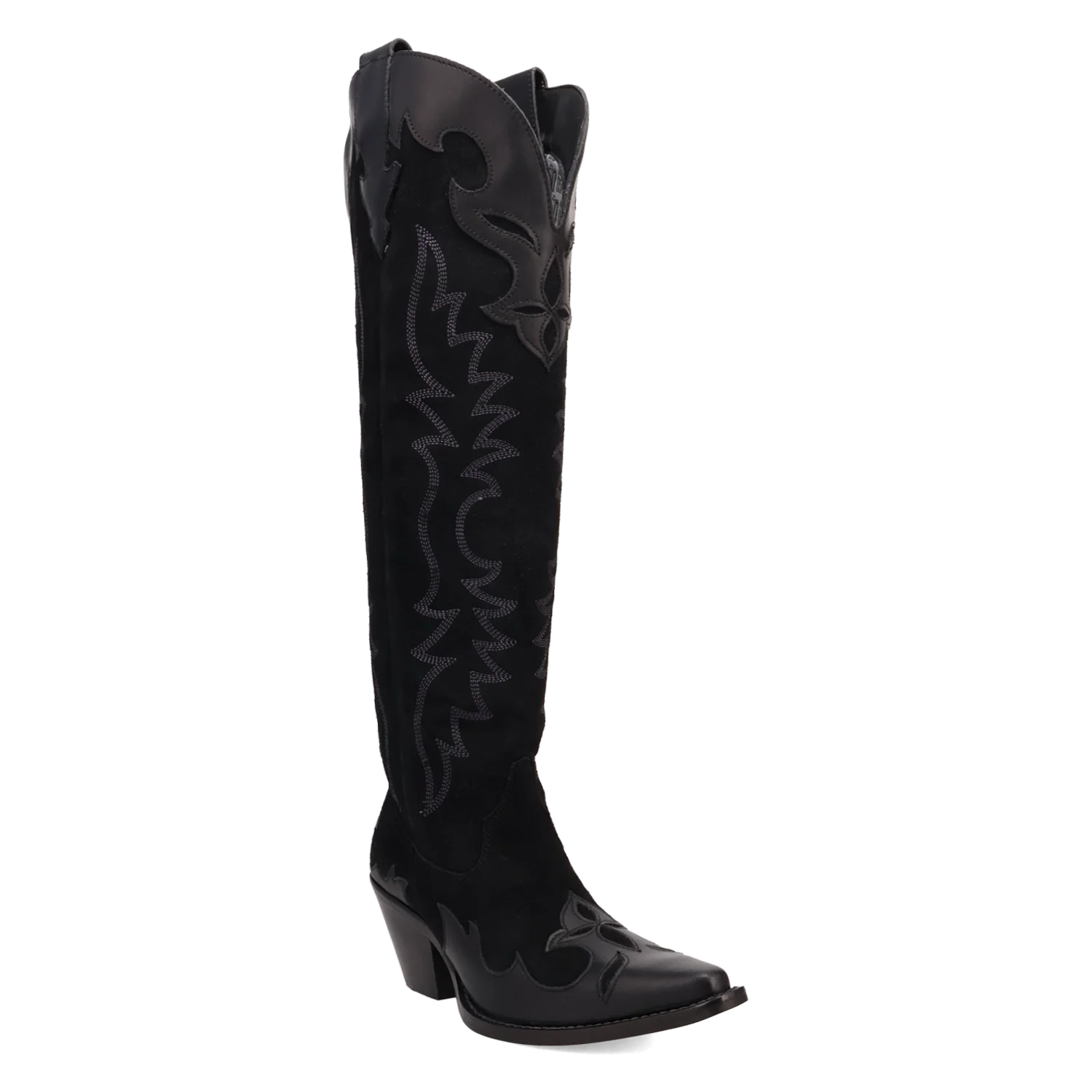 Dingo Drama Queen - Women's Suede Leather Cowgirl Boots