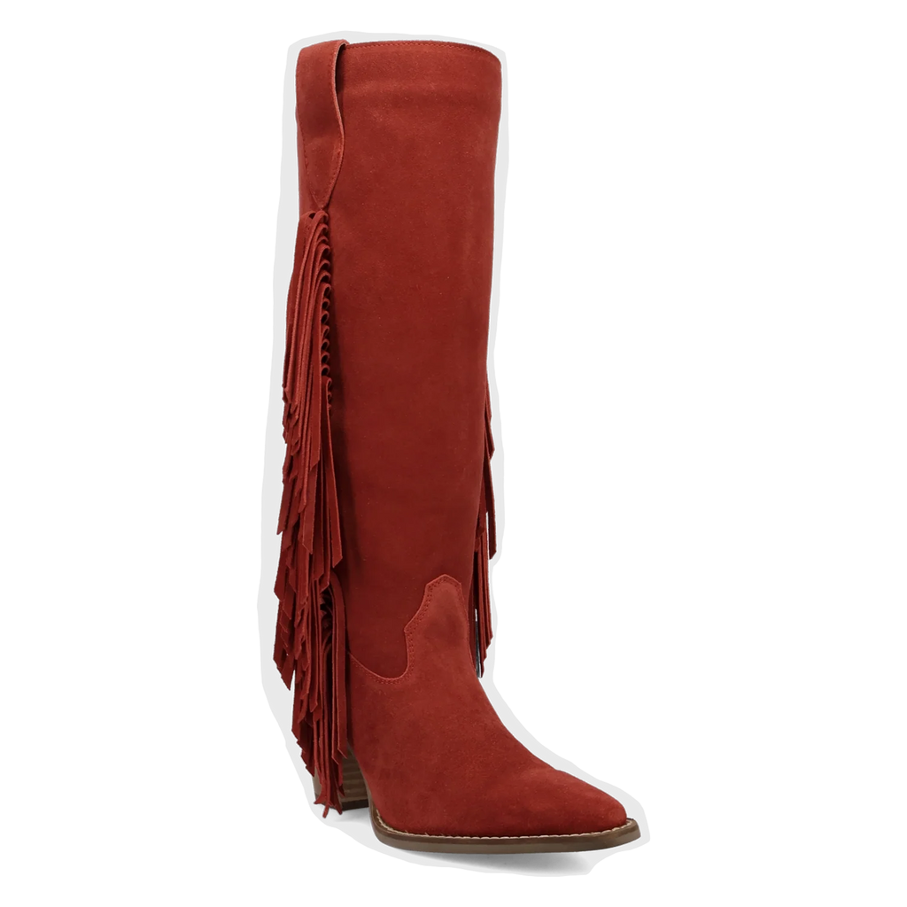 Dingo Twister - Women's Suede Leather Cowgirl Boots
