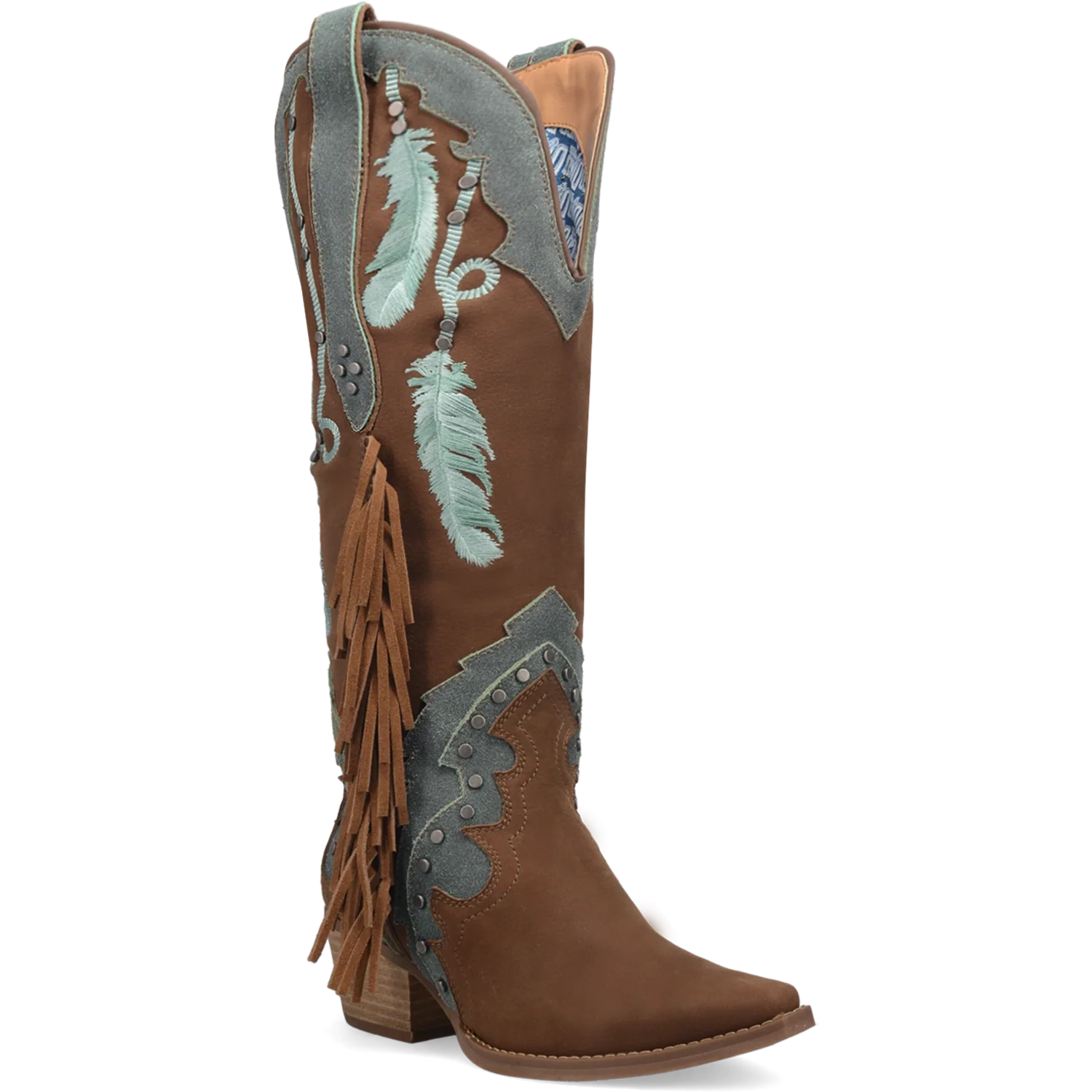 Dingo Dream Catcher - Womens Suede Leather Cowboy Boots