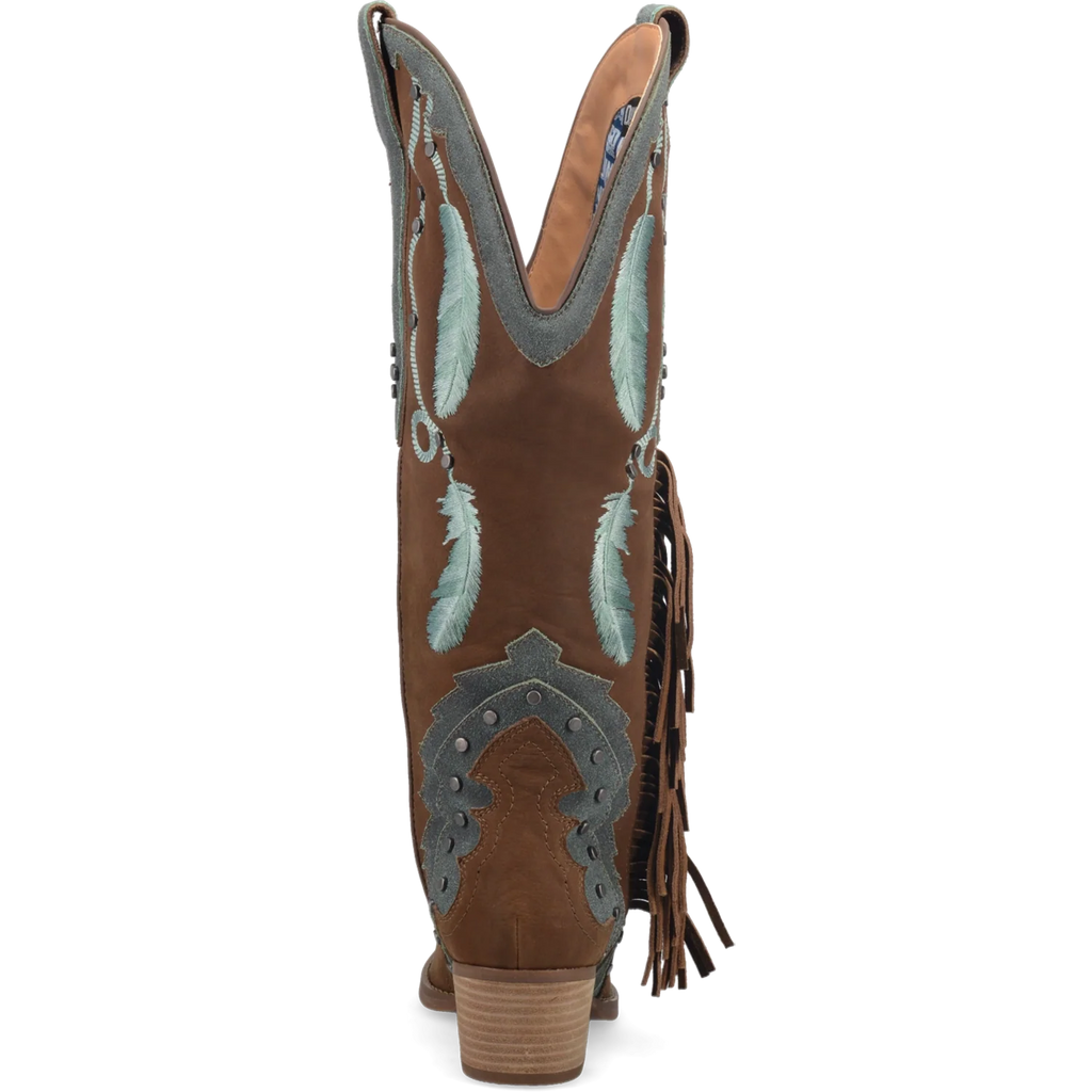Dingo Dream Catcher - Womens Suede Leather Cowboy Boots