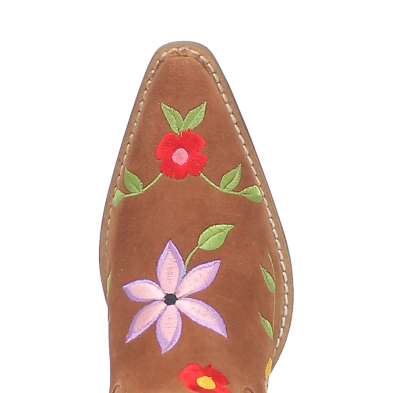 Dingo Flower Power - Women's Suede Leather Cowgirl Boots
