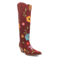 Dingo Flower Power - Women's Suede Leather Cowgirl Boots
