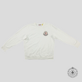 Moncler Logo Patch Crewneck in White