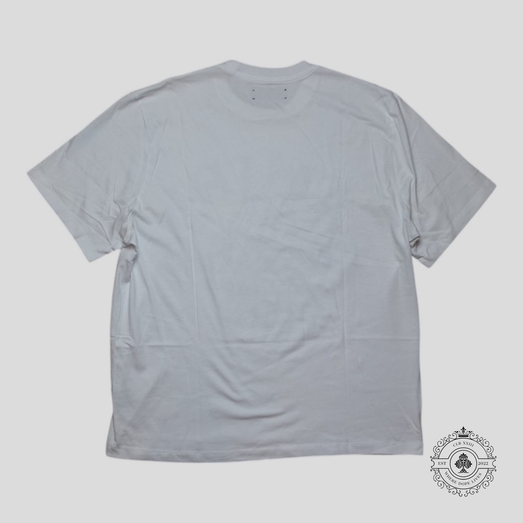 Amiri Records Wolf T-Shirt in White/Black