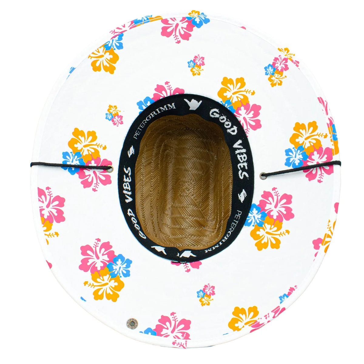 Peter Grimm Hibiscus - Straw Lifeguard Hat