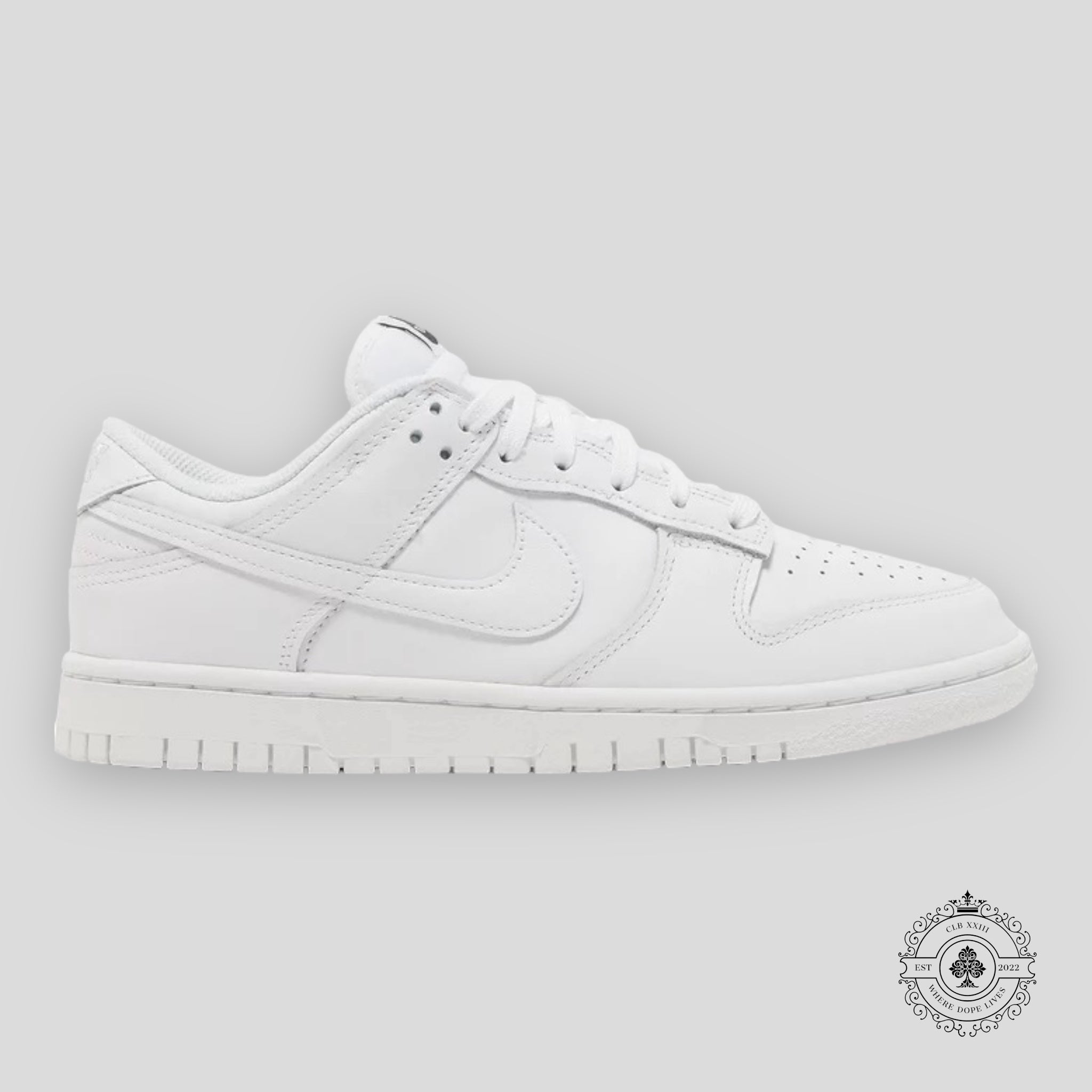 Nike Dunk Low (W) “Triple White”