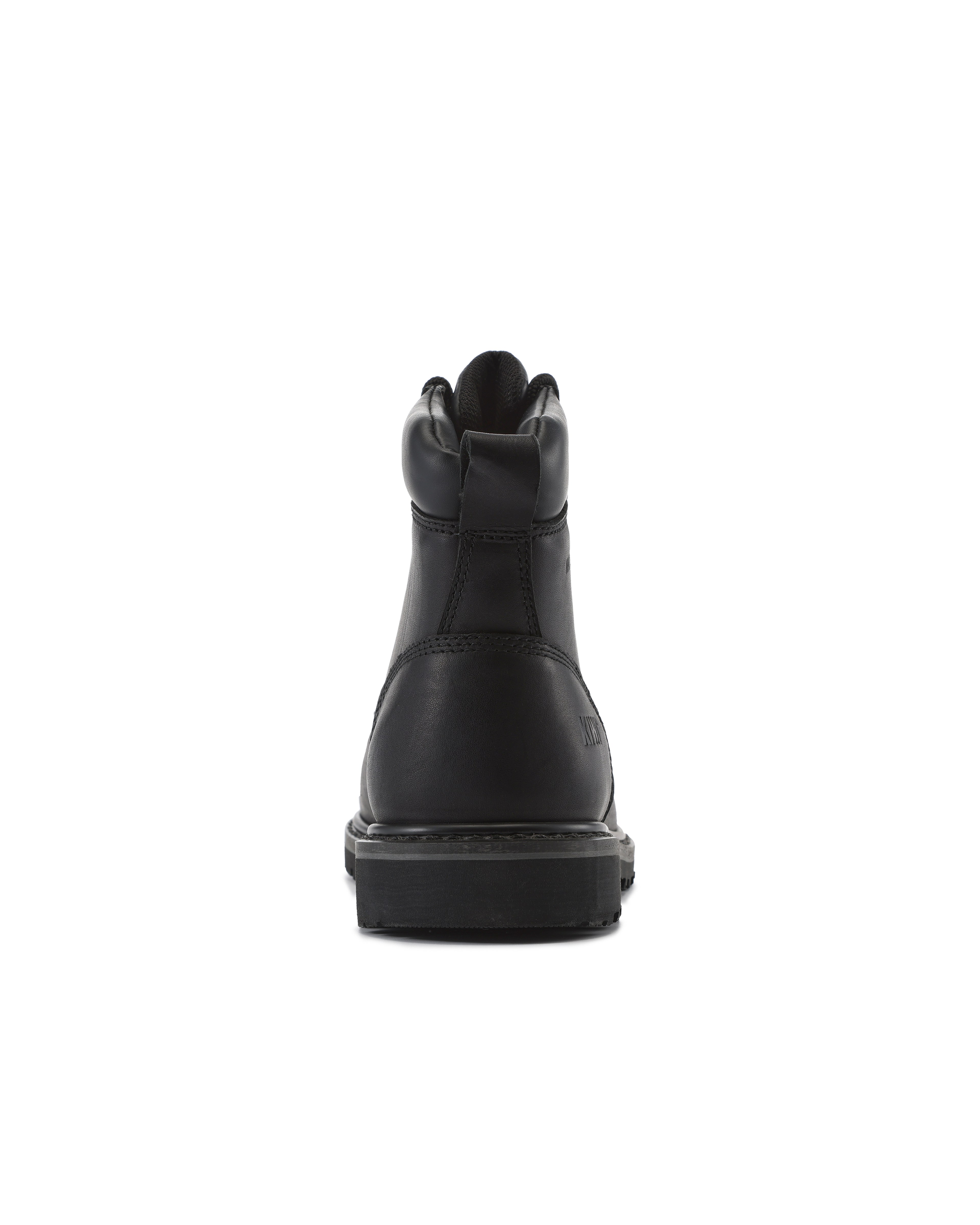 Kiwi Premium Black Action Leather 6" Steel Toe Waterproof Cap-Toe Work Boots [P69004]