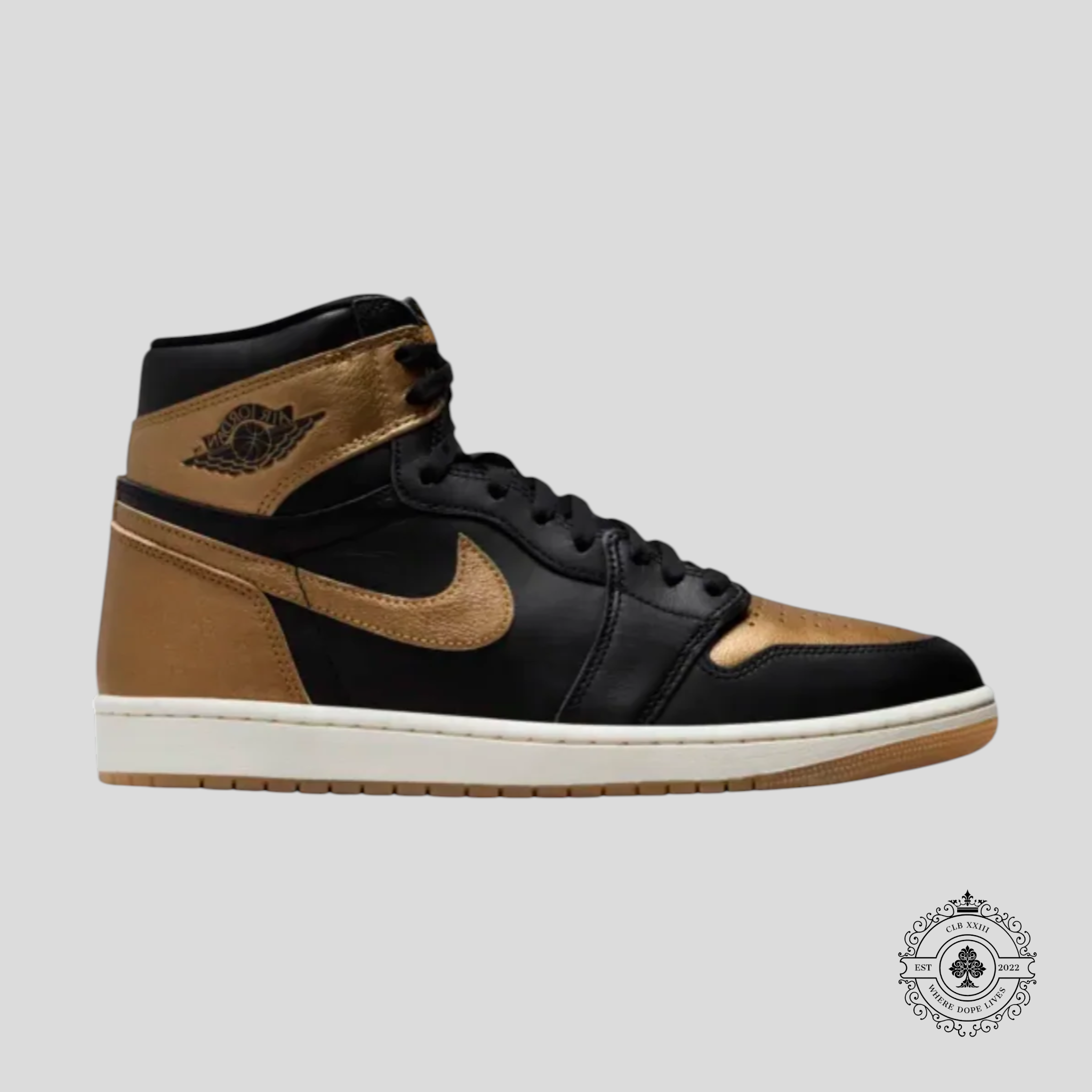 Air Jordan 1 Retro High OG Black Metallic Gold