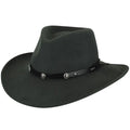 Bailey Wild Flush - Eddy Bros Wool Soft Felt Outback Hat