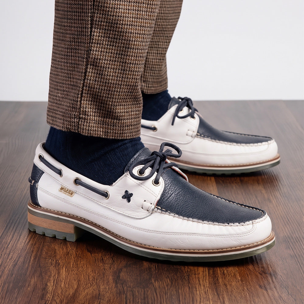 Amalfi Navy / White