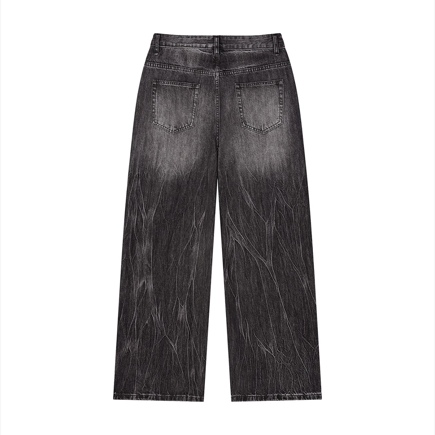 Landa Prive Men’s Vintage Wash Wide Leg Jeans