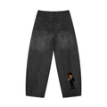Landa Prive Men's Sunfade Vintage Wash Barrel Leg Jeans