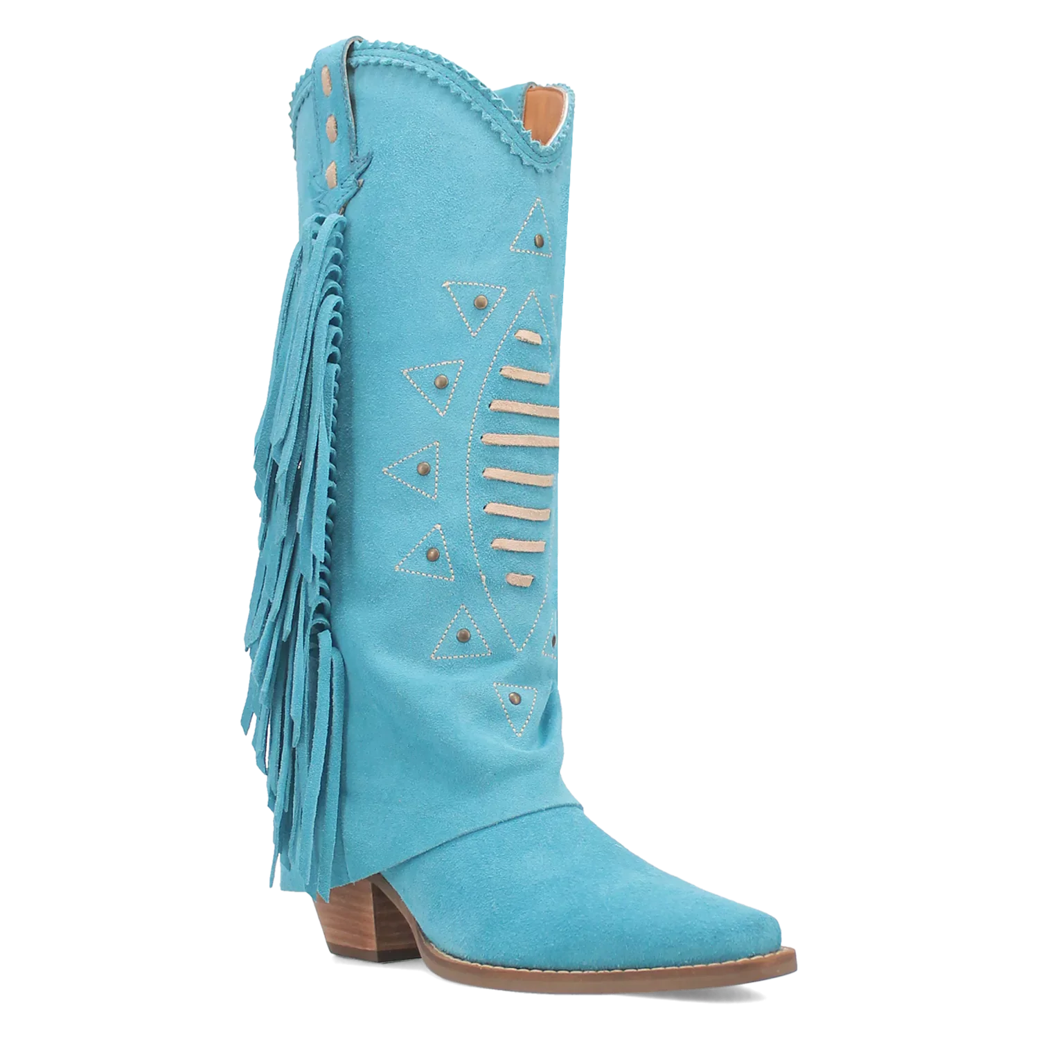Dingo Spirit Trail  - Women's Suede Leather Cowgirl Boots