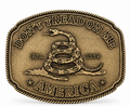 Don’t Tread on Me Western Belt Buckle | Branding Iron