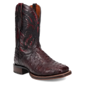 Dan Post Alamosa (Black Cherry)  - Men's Ostrich Skin Leather Cowboy Boots
