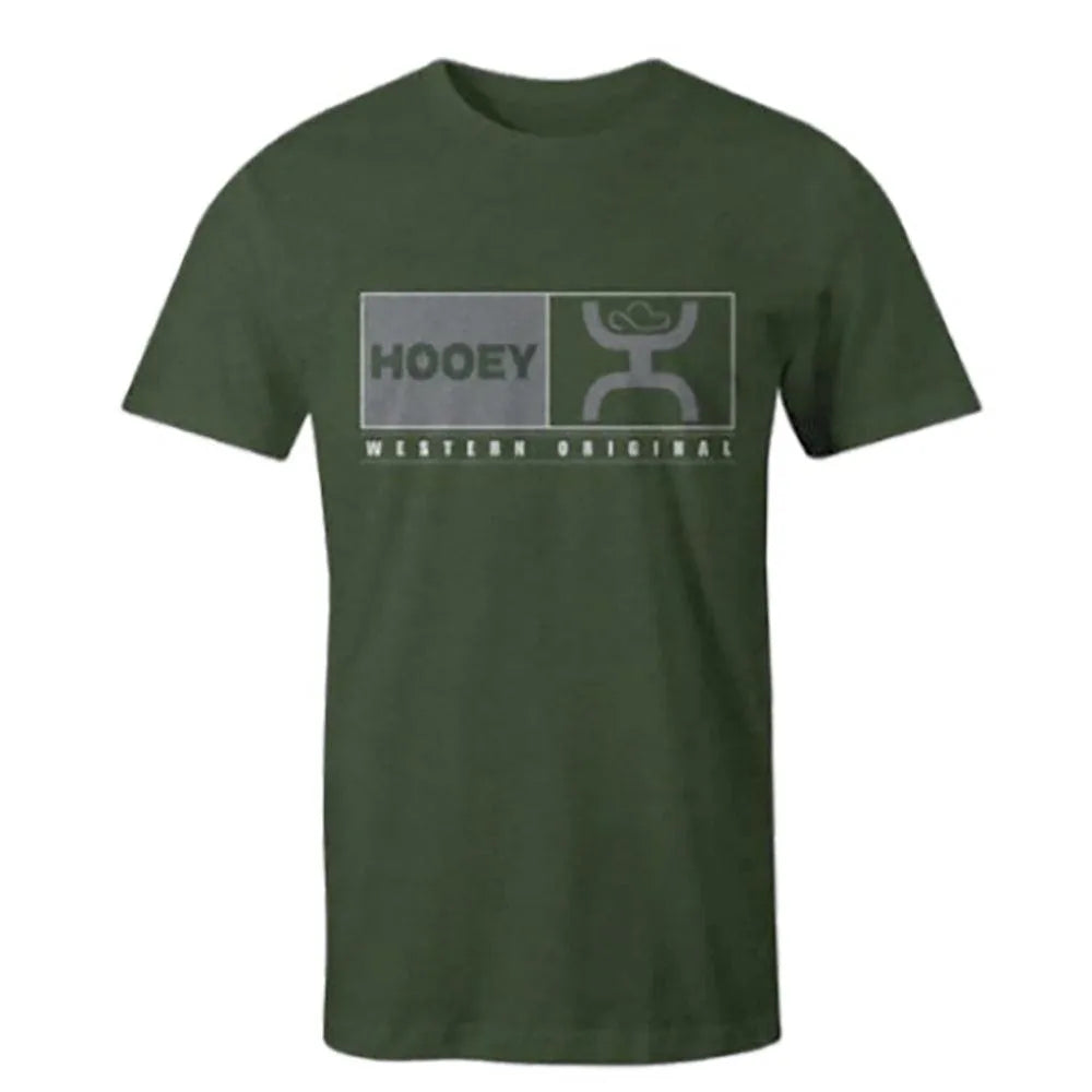 HOOey Match ( Olive ) - Mens Crew Neck T-Shirt (Closeout)