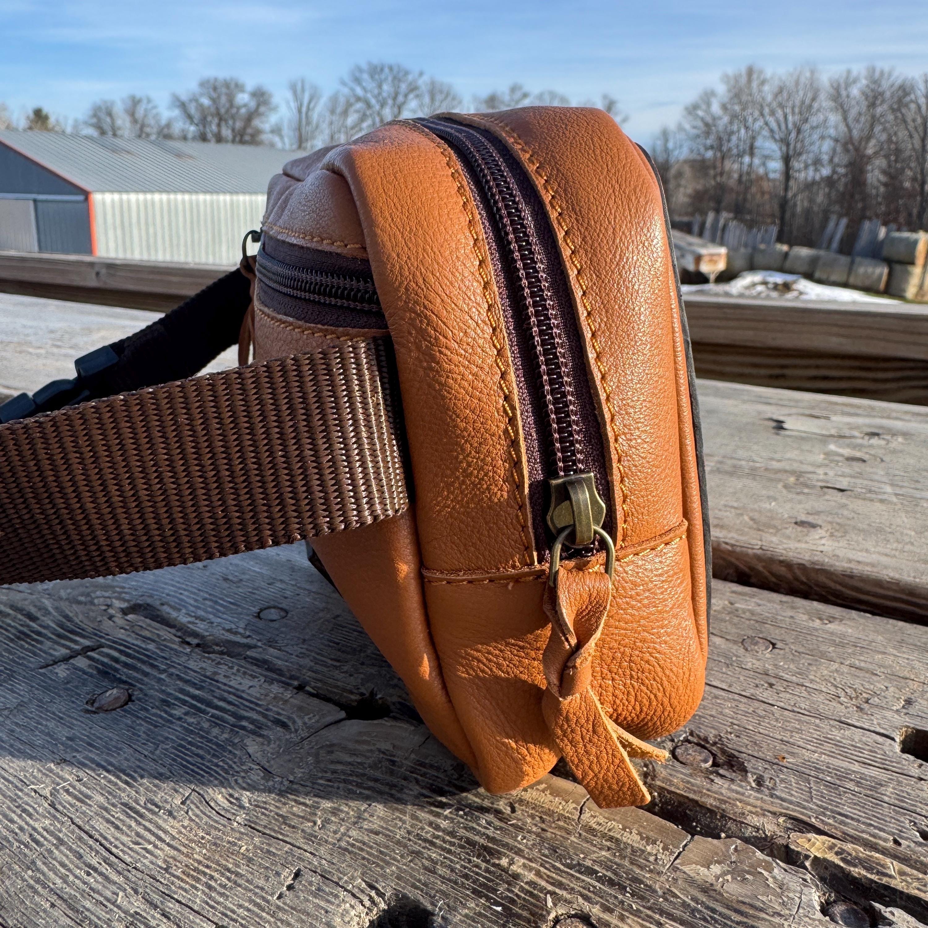 Genuine Leather Tooled Western Everywhere Belt Bag by Double B Wild Rags