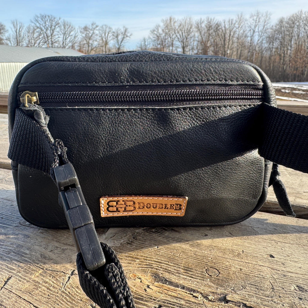 Genuine Leather Tooled Western Everywhere Belt Bag by Double B Wild Rags