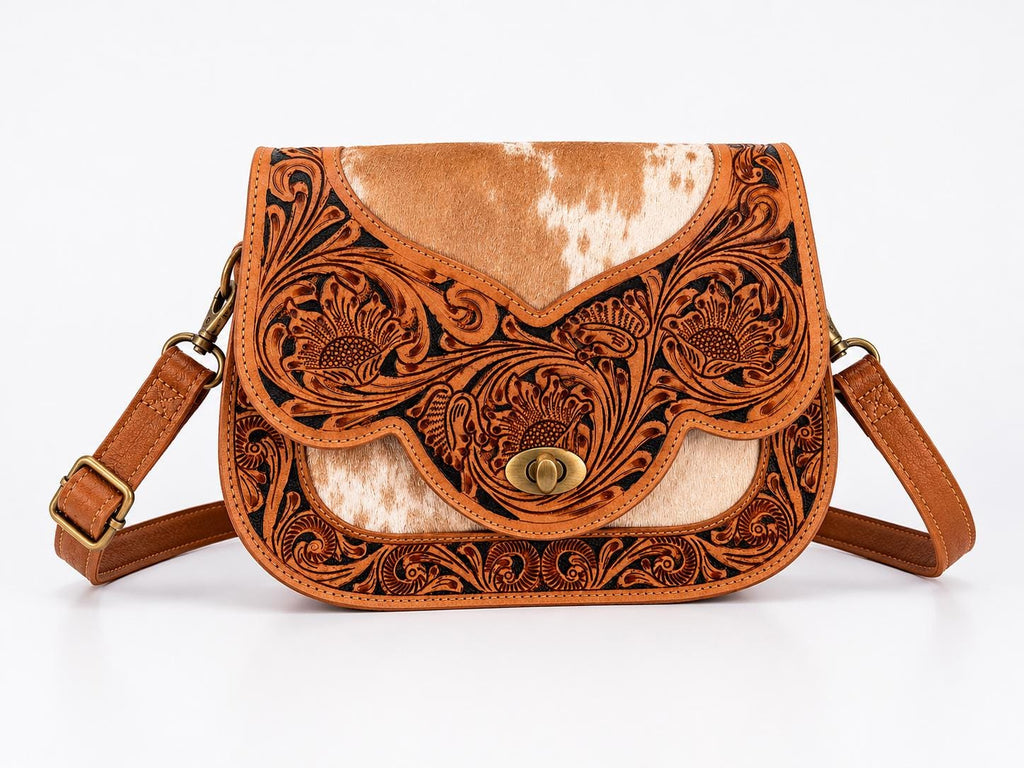 Canyon Floral Western Crossbody Purse by Double B