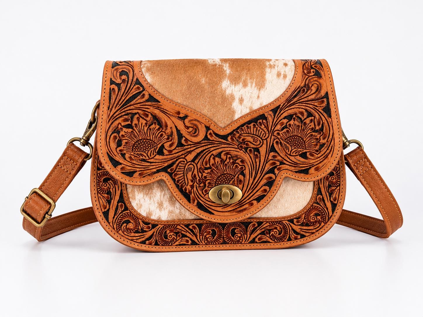 Canyon Floral Western Crossbody Purse by Double B