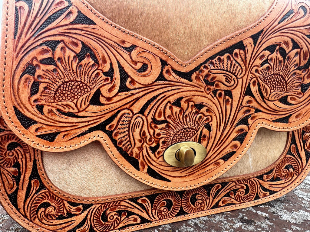 Canyon Floral Western Crossbody Purse by Double B