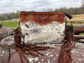Genuine Western Cowhide Leather Purse with fringe