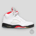 AIR JORDAN 5 RETRO "FIRE RED - SILVER TONGUE" 2013