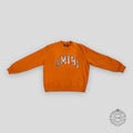 Amiri Bandana Applique Crewneck in Orange