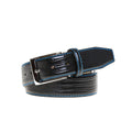 Black Mock Lizard Belt