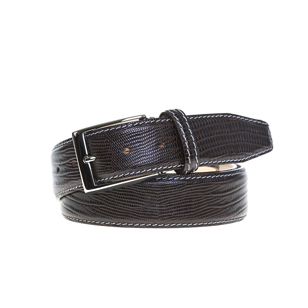 Brown Mock Lizard Belt