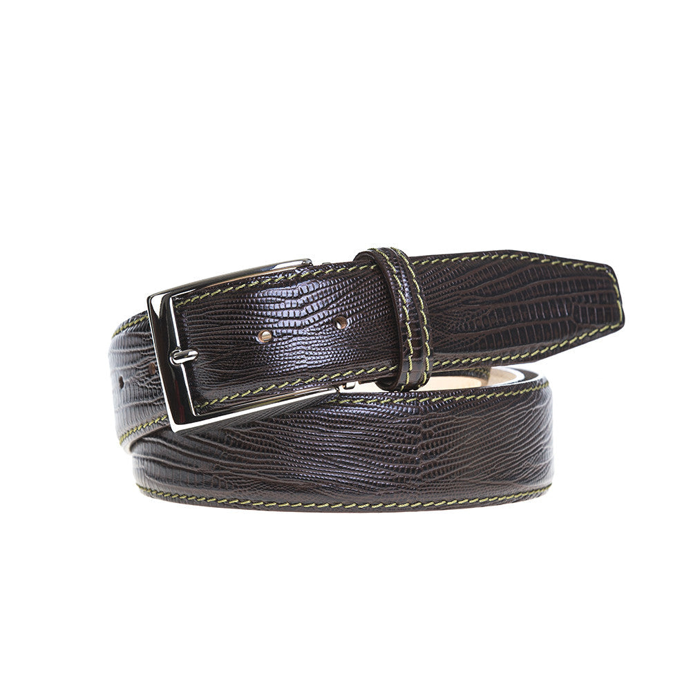 Brown Mock Lizard Belt