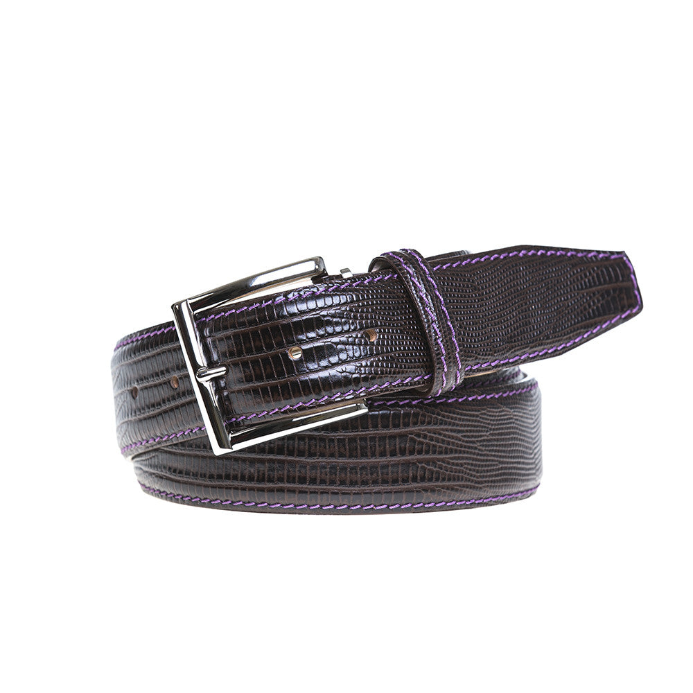 Brown Mock Lizard Belt